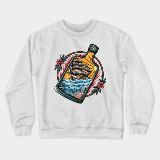 Ship and bottle Crewneck Sweatshirt